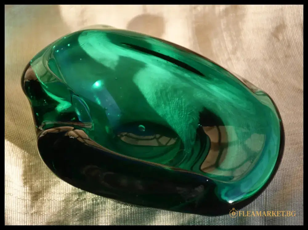 Винтидж пепелник - art glass (104421)