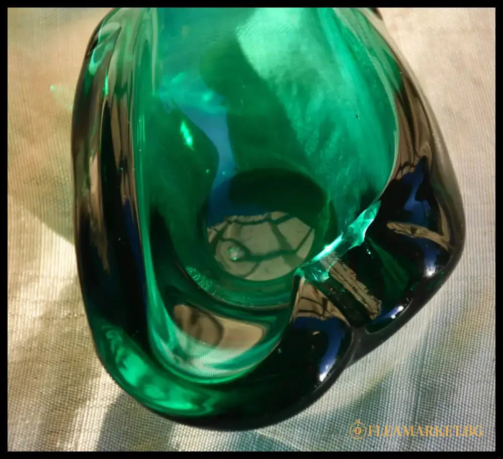 Винтидж пепелник - art glass (104421)