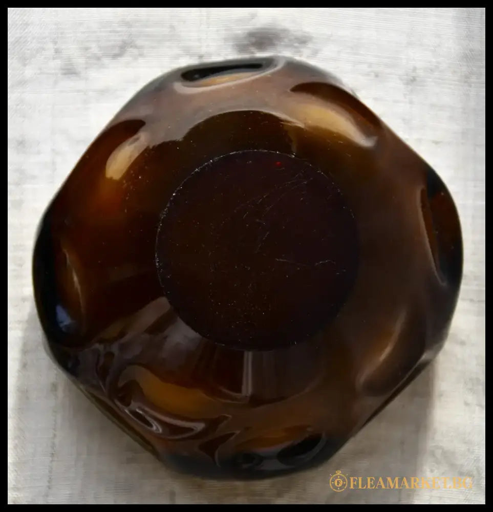 Винтидж пепелник - art glass - antique