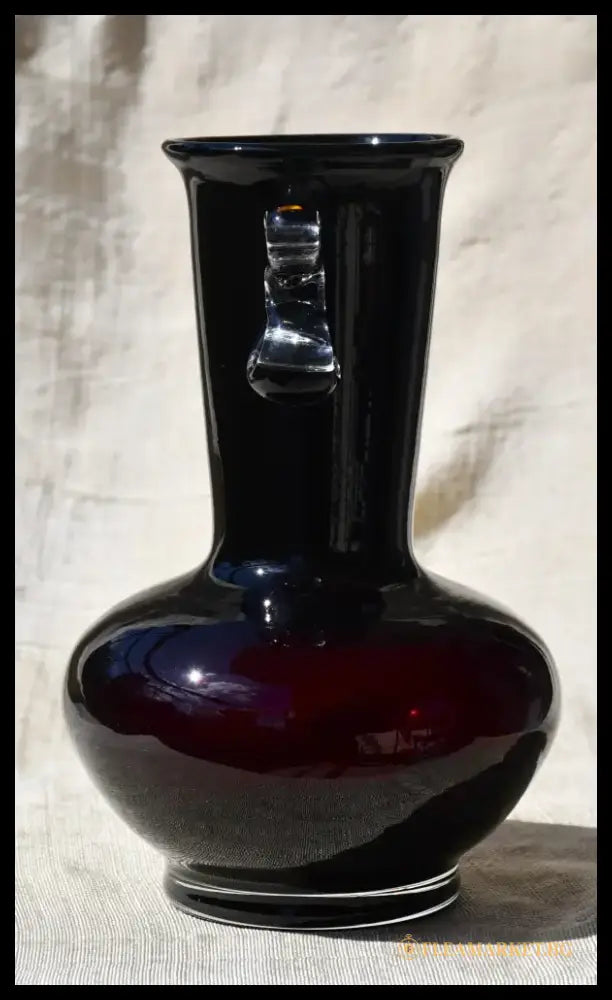 Винтидж полска art-glass ваза (60981) - Ваза