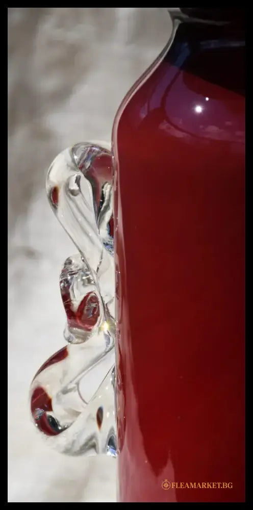 Винтидж полска art-glass ваза - antique
