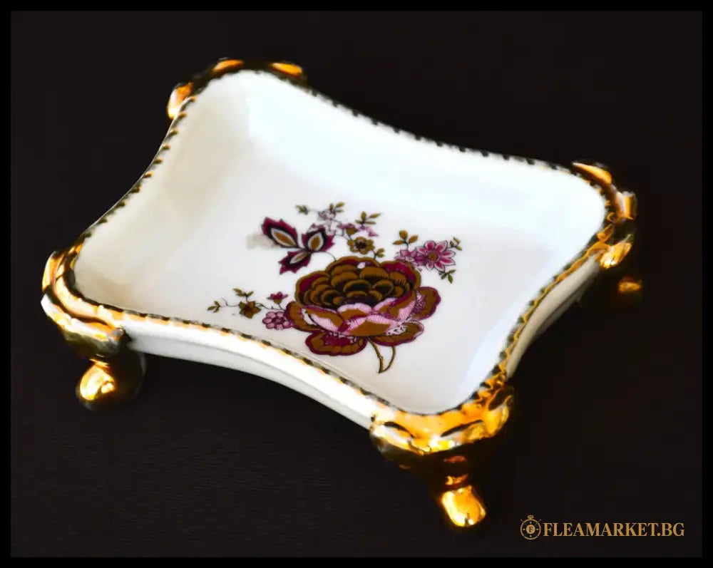 Винтидж порцеланова поставка за пръстени - antique