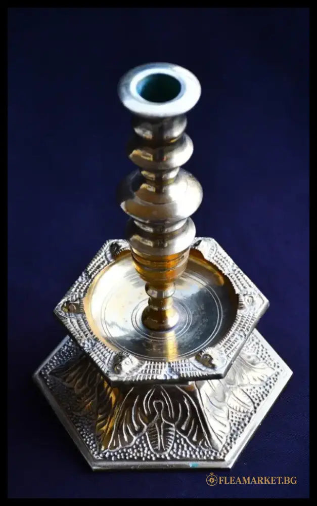 Винтидж свещник от MALM Швеция - antique