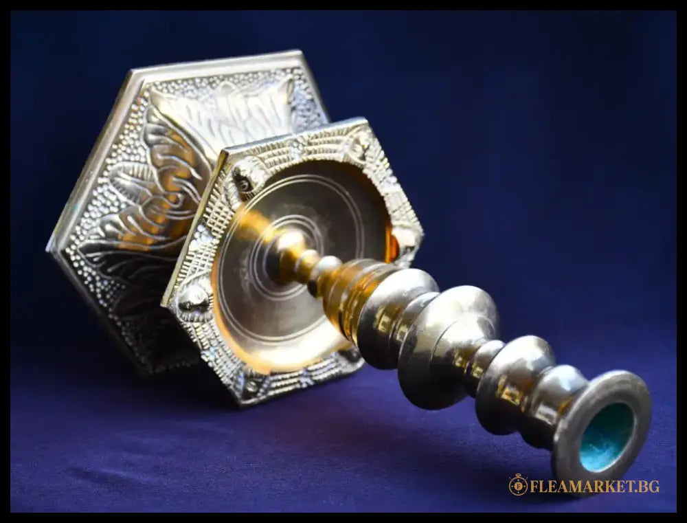 Винтидж свещник от MALM Швеция - antique