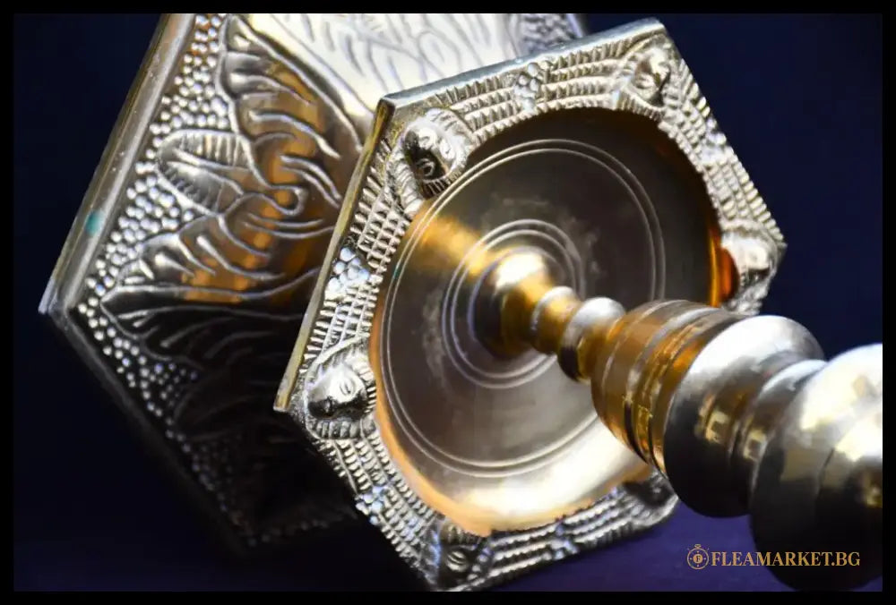 Винтидж свещник от MALM Швеция - antique