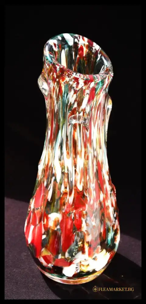 Винтидж ваза - ръчно стъкло - antique