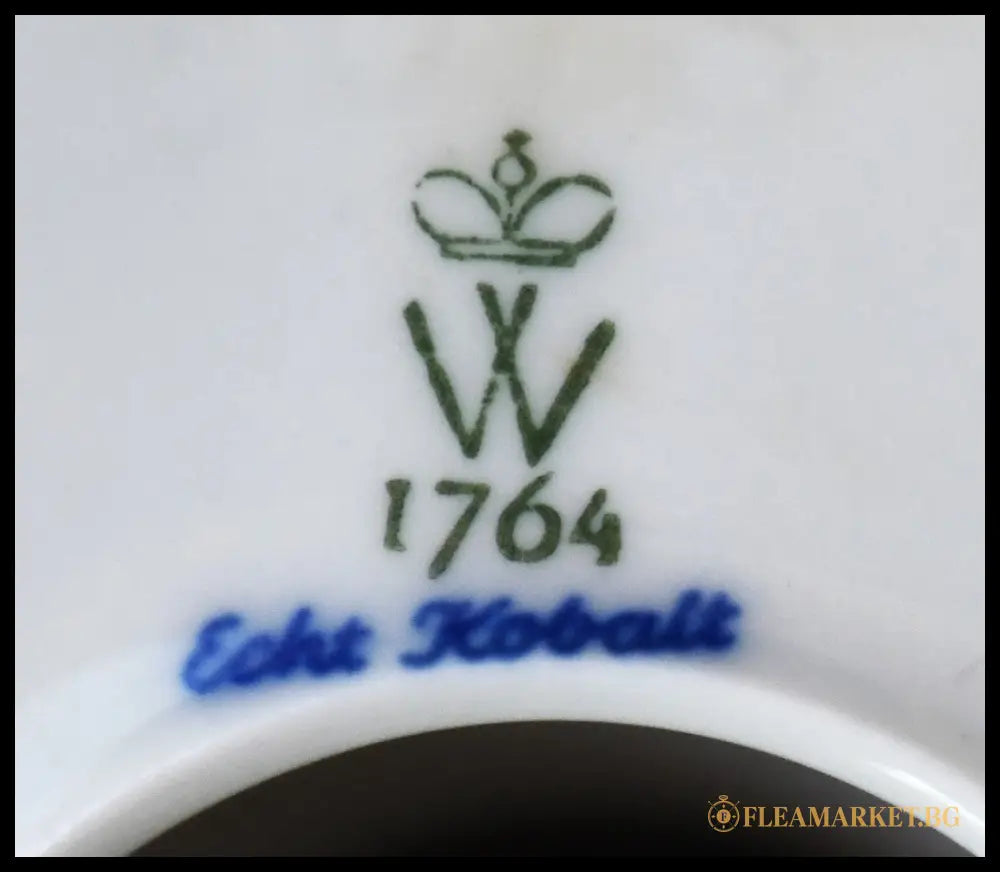 Wallendorf - маркировка Echt Kobalt 1764