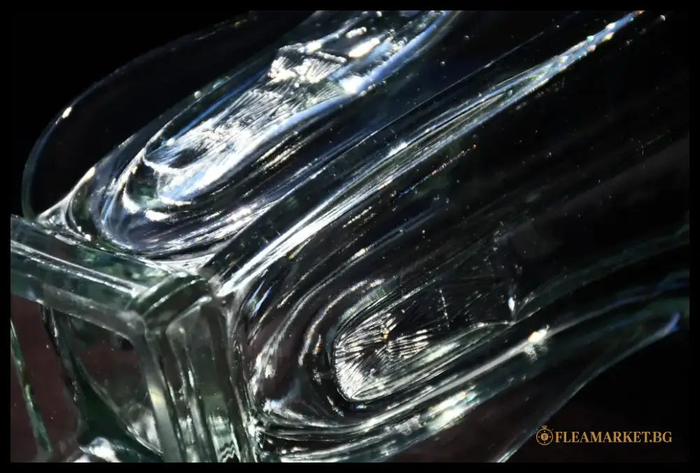 Walther Glass - модел ’ Sigrid ’ - Vintage ваза в стил Art Deco - antique