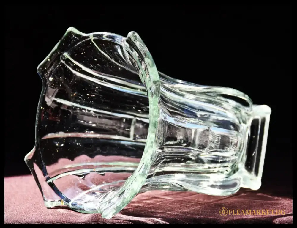 Walther Glass - модел ’ Sigrid ’ - Vintage ваза в стил Art Deco - antique