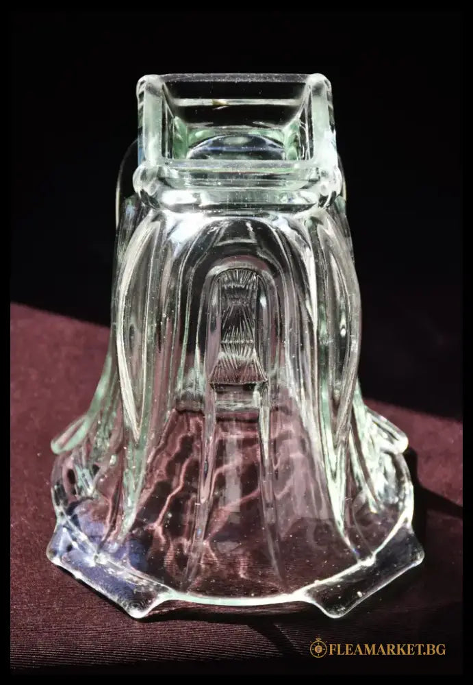 Walther Glass - модел ’ Sigrid ’ - Vintage ваза в стил Art Deco - antique