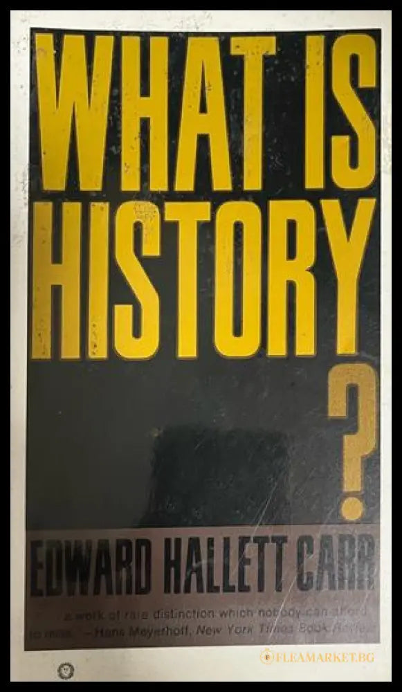 Корица на What Is History