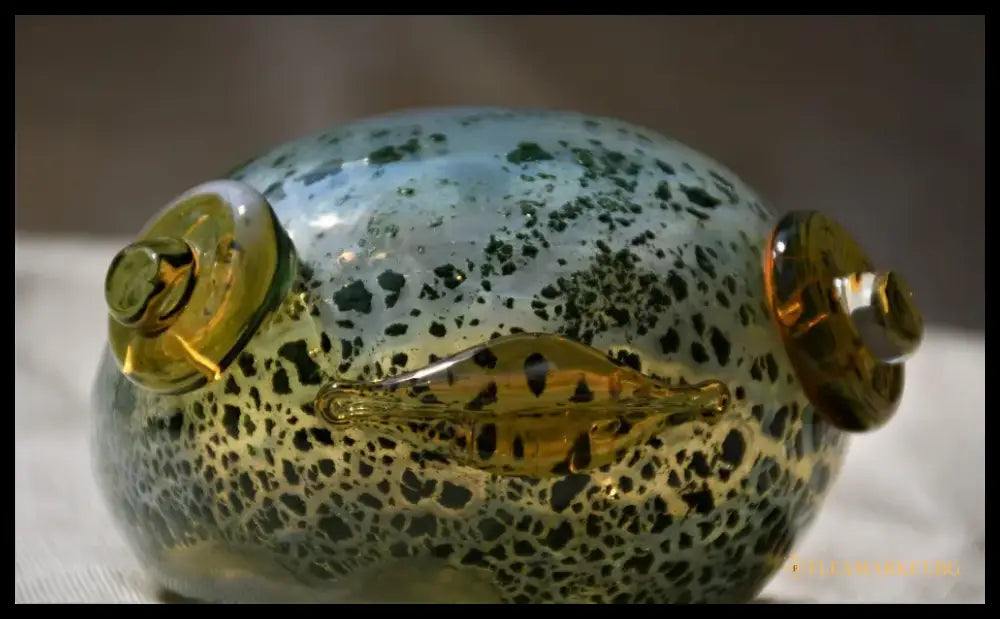 Жаба - art glass - antique