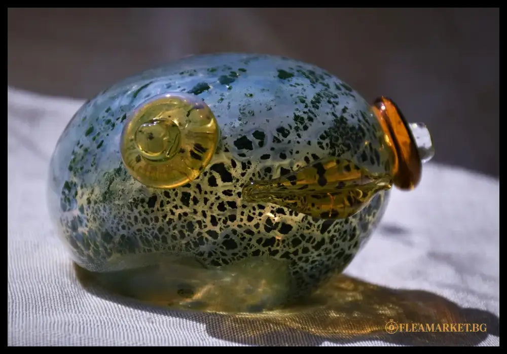 Жаба - art glass - antique