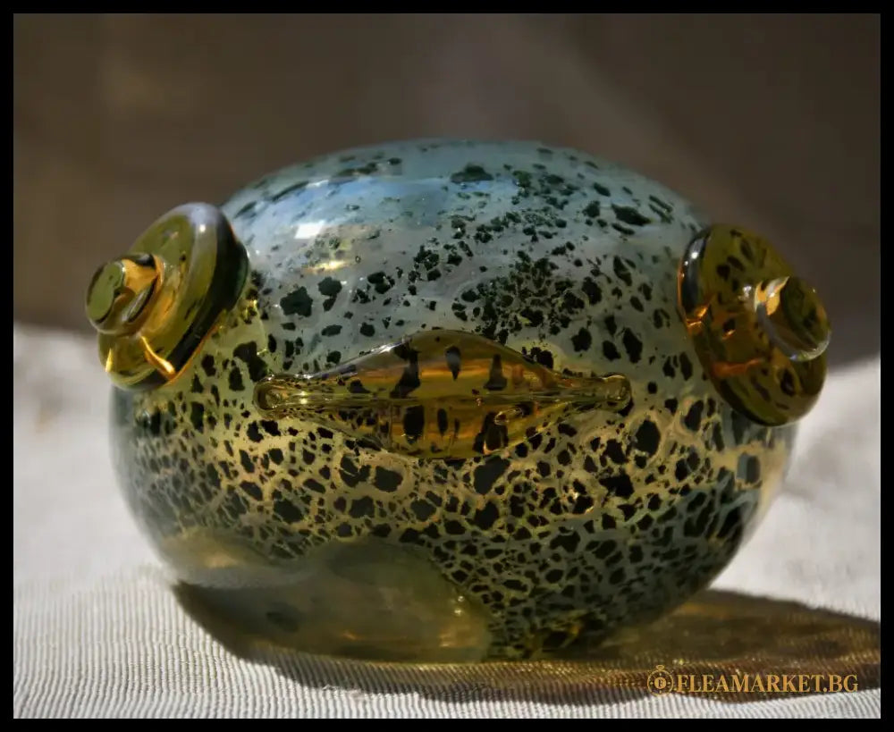 Жаба - art glass - antique