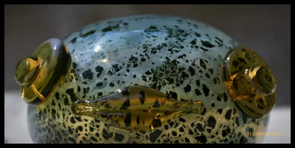 Жаба - art glass - antique