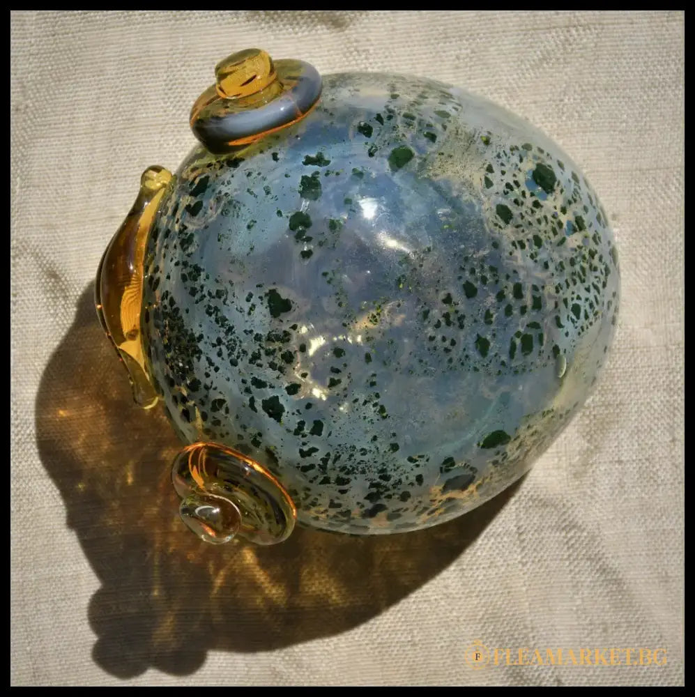 Жаба - art glass - antique