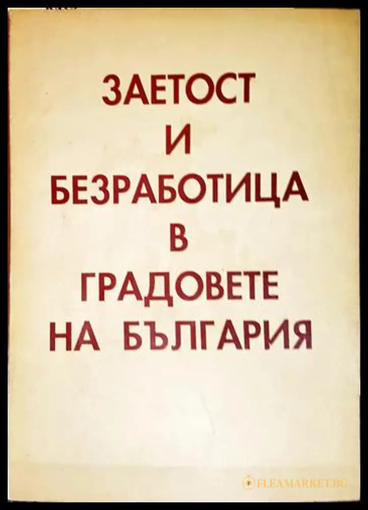 Заетост и безработица в градовете на България (27260526131700) - Колектив - Книга