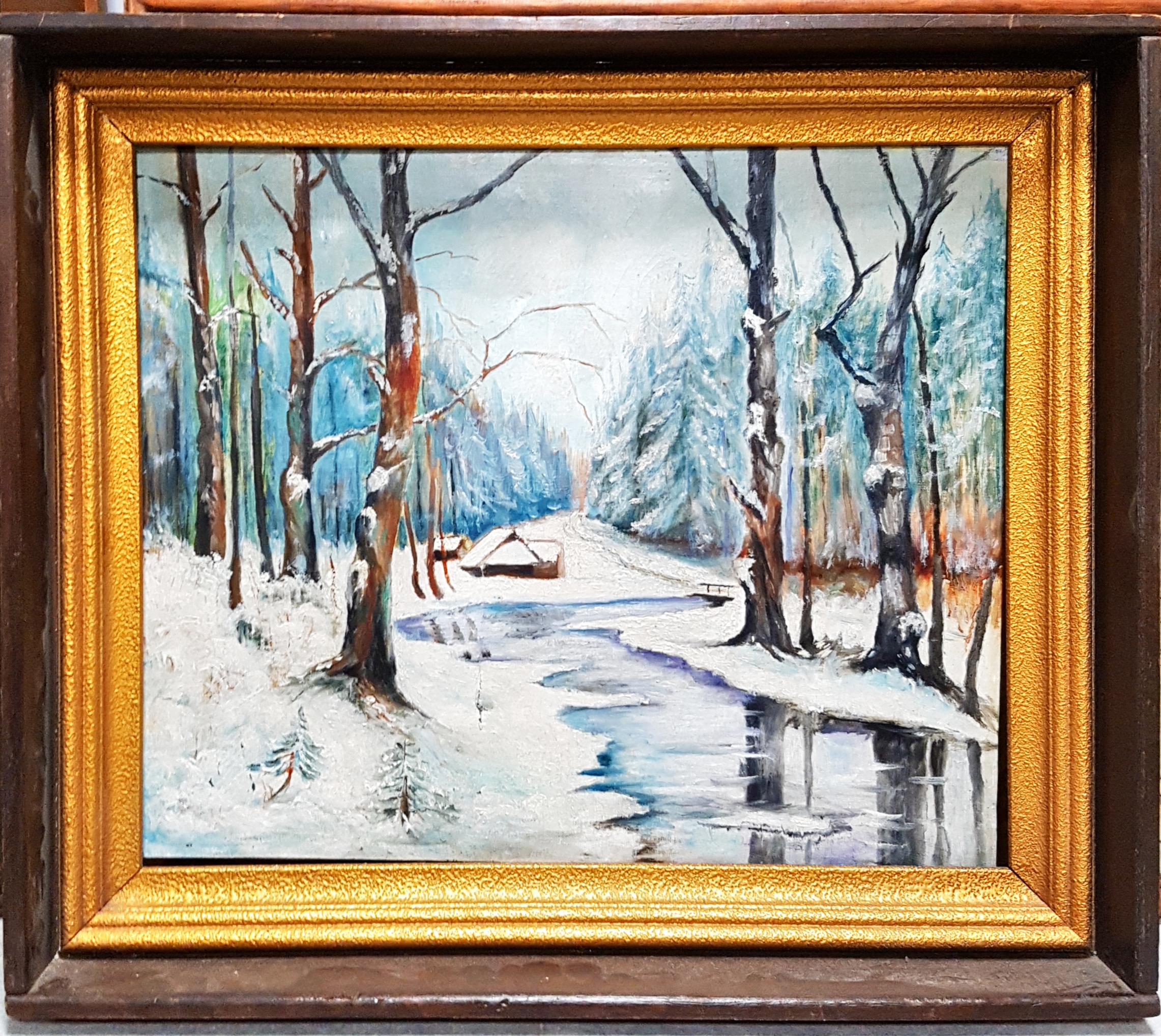 Картина масло - Fleamarket
