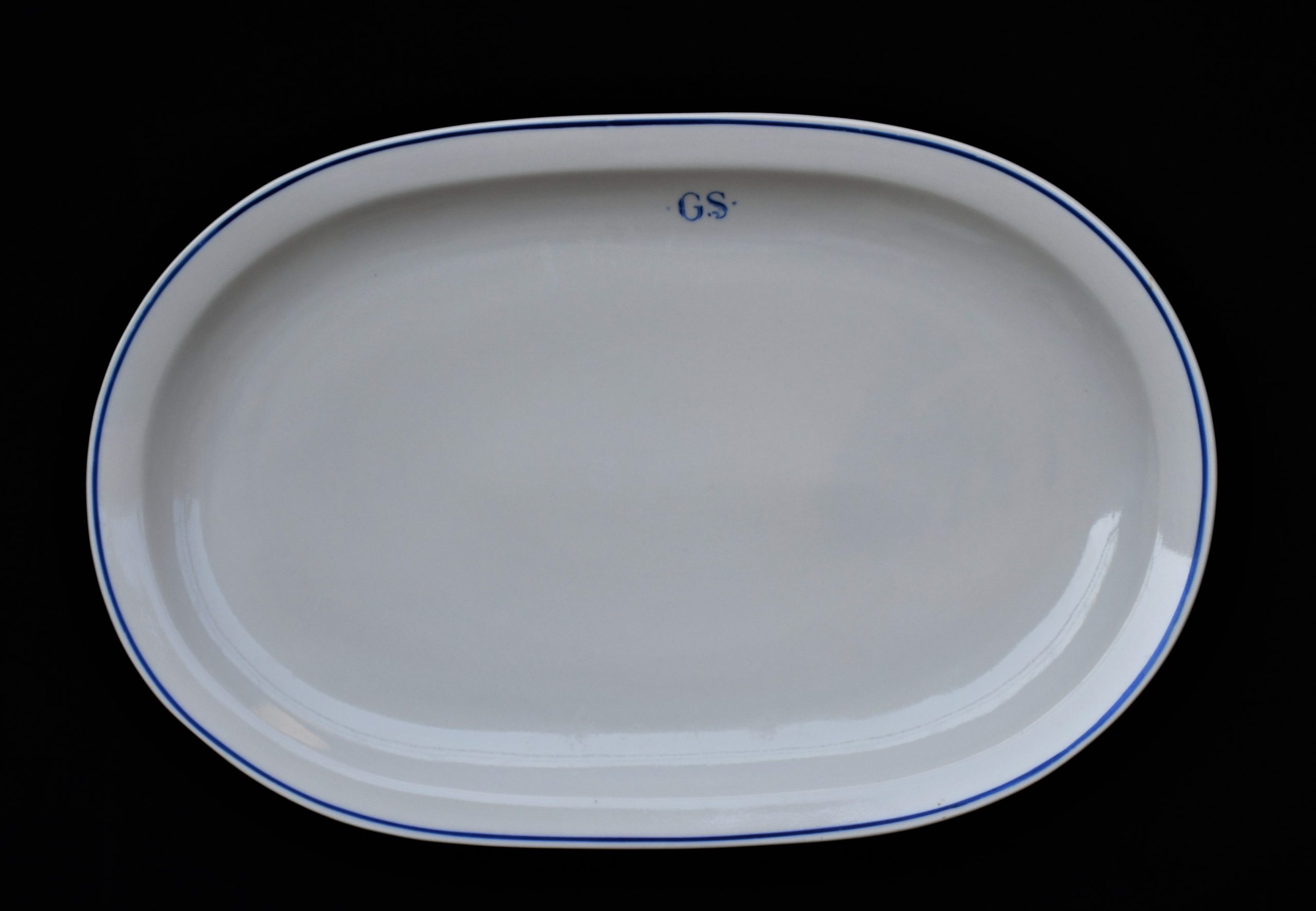 Голяма чиния/плато с монограм