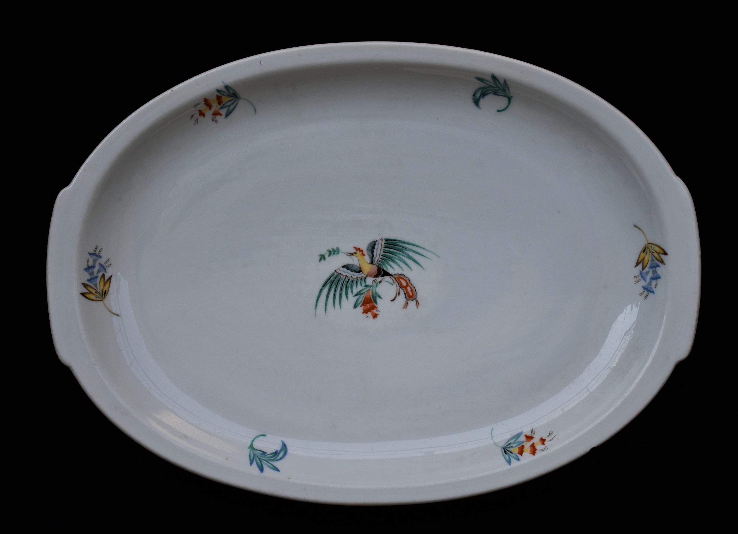 Историческа чиния/плато на "Bohemia Ceramic Works"