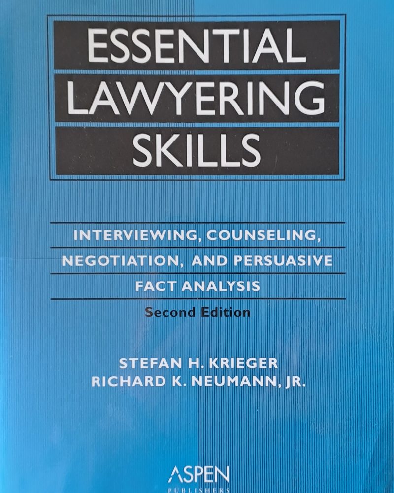 Essential Lawyering Skills
