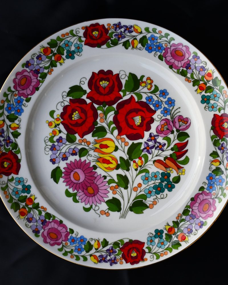 Ръчно рисувана чиния Kalocsa