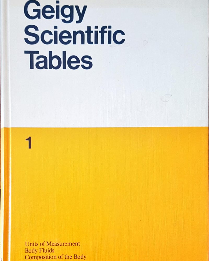 Gegy scientific tables