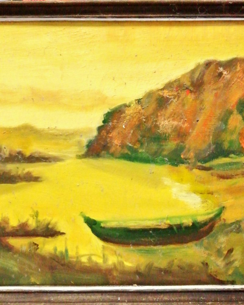 Картина върху фазер с  рамка, масло