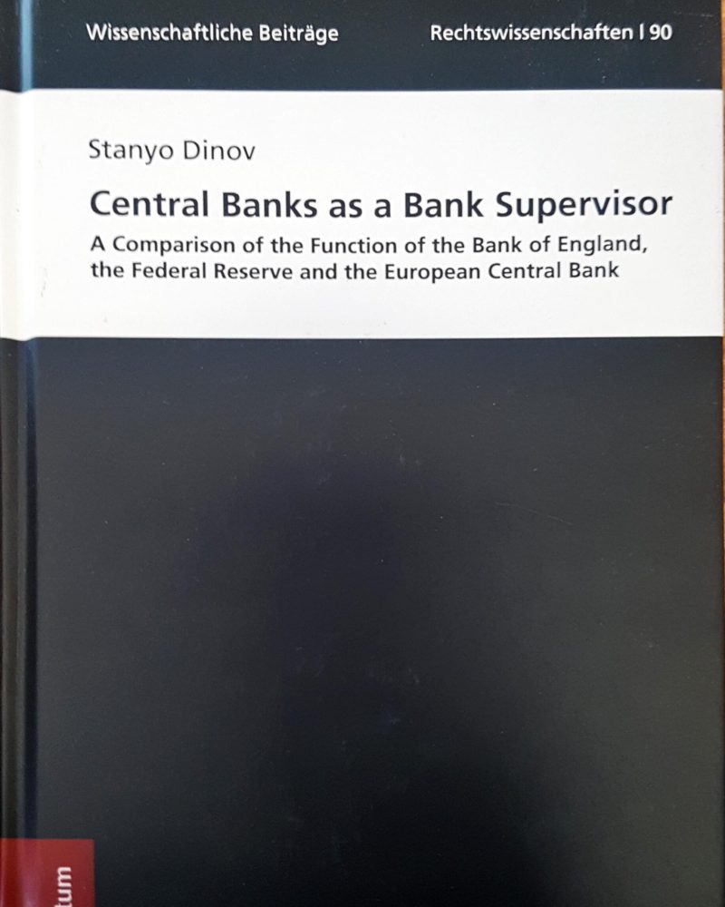 Central banks as a bank supervisor