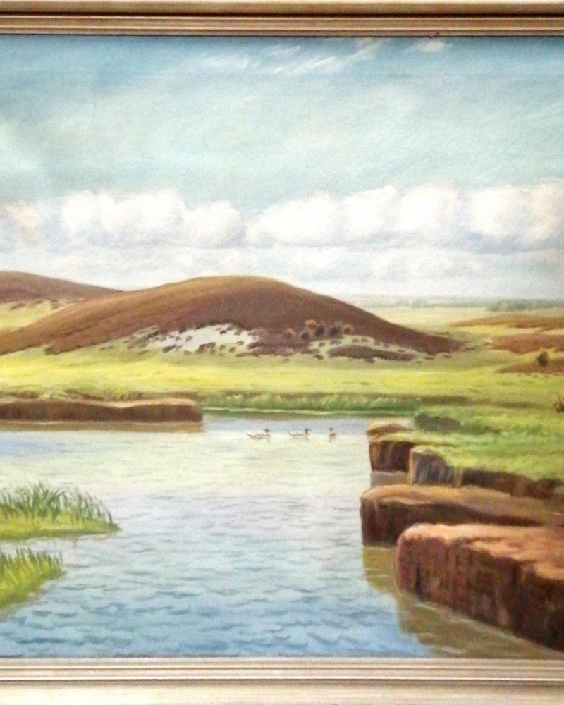 Картина върху платно с рамка, масло