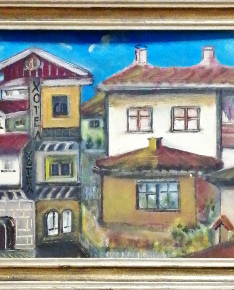 Картина върху платно с рамка, масло