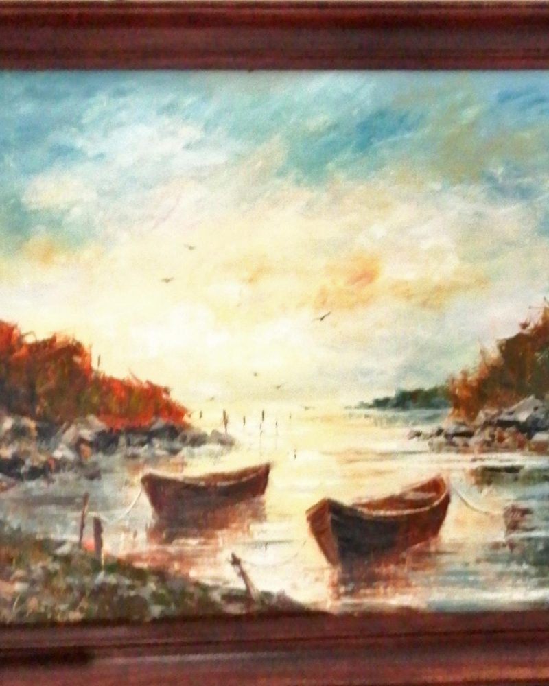 Картина върху платно с рамка, масло