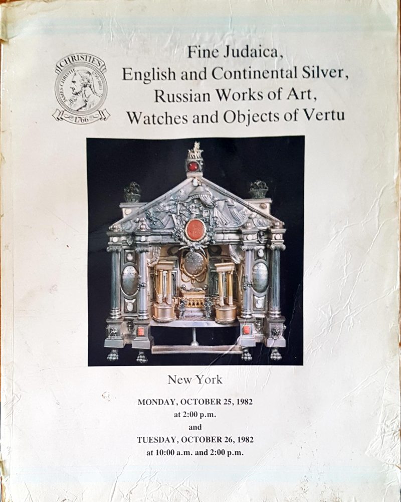 English and continetal silver, Russian works of art