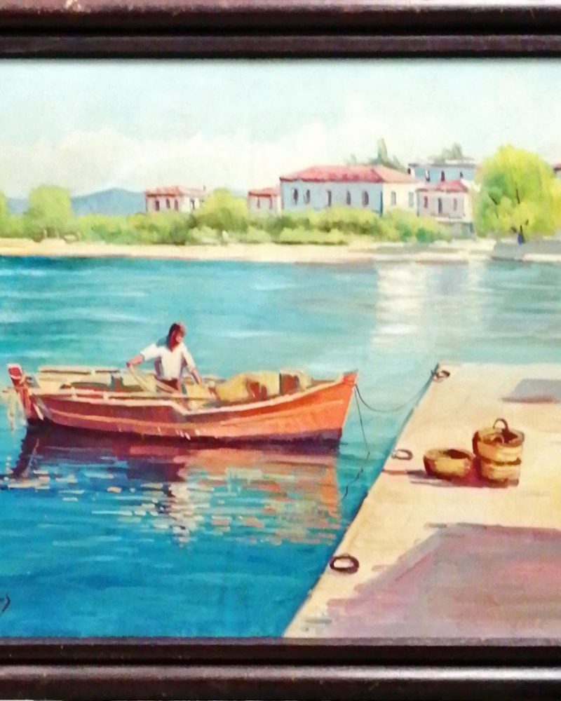 Картина върху платно с рамка, масло
