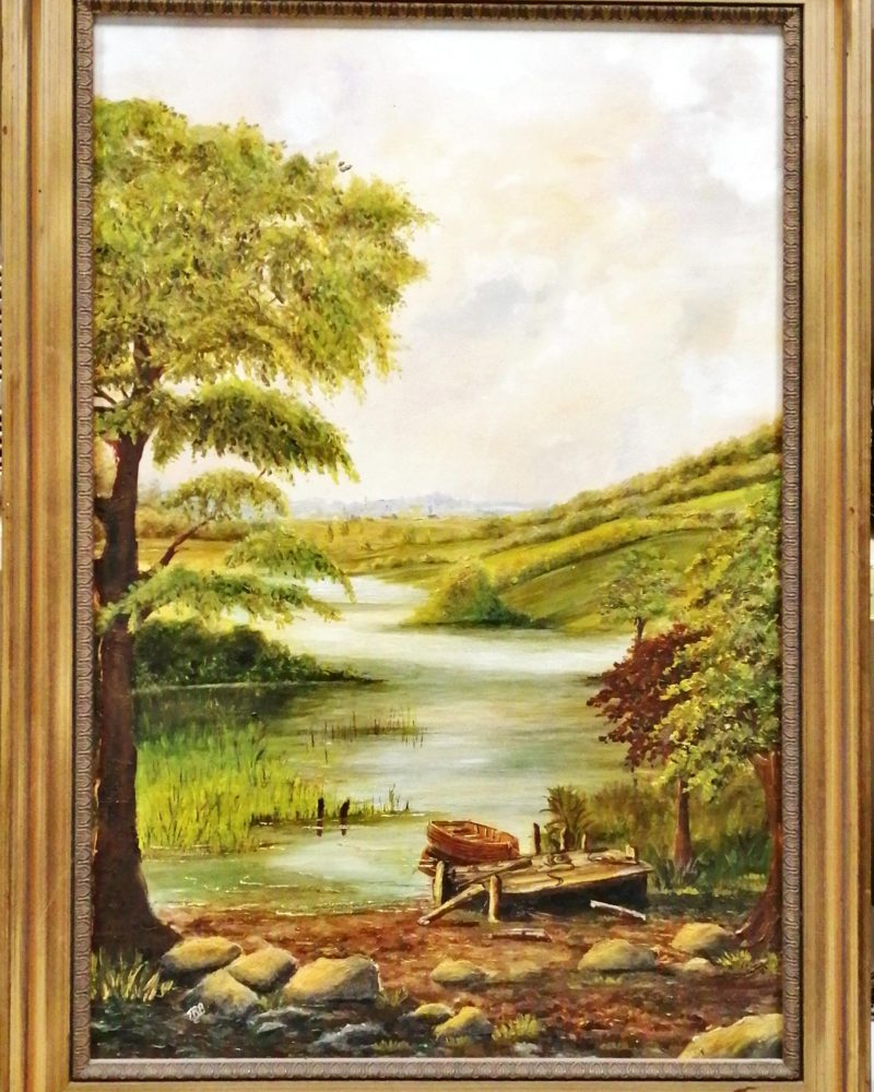 Картина върху платно с рамка, масло