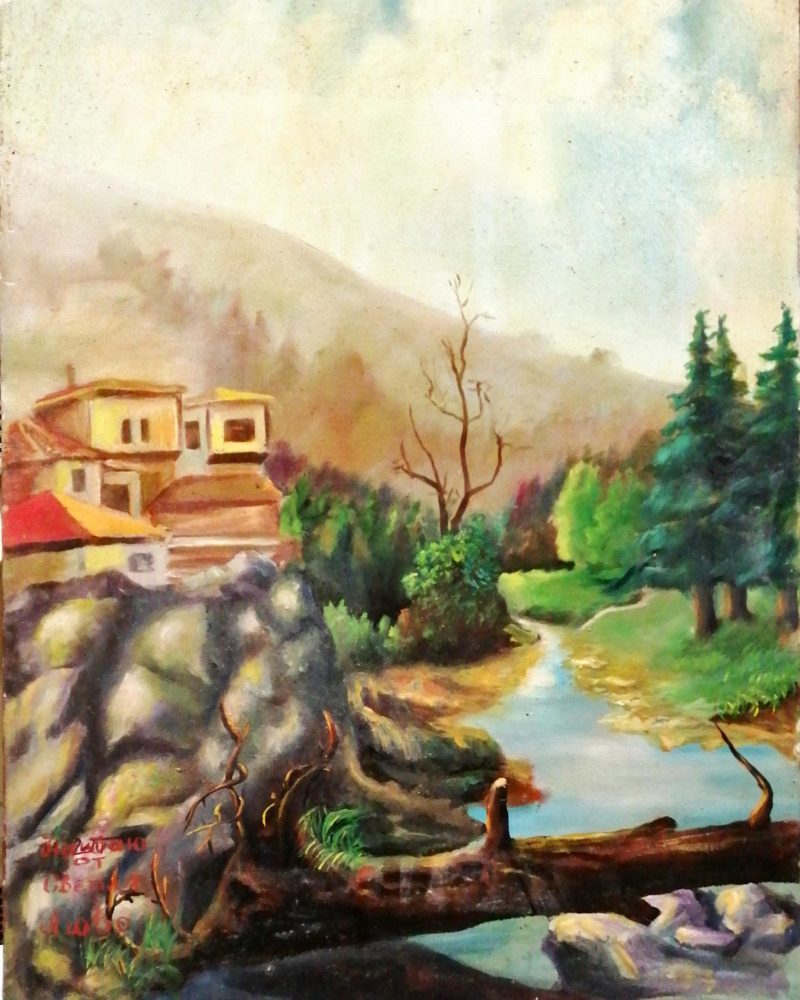Картина върху платно без рамка, масло