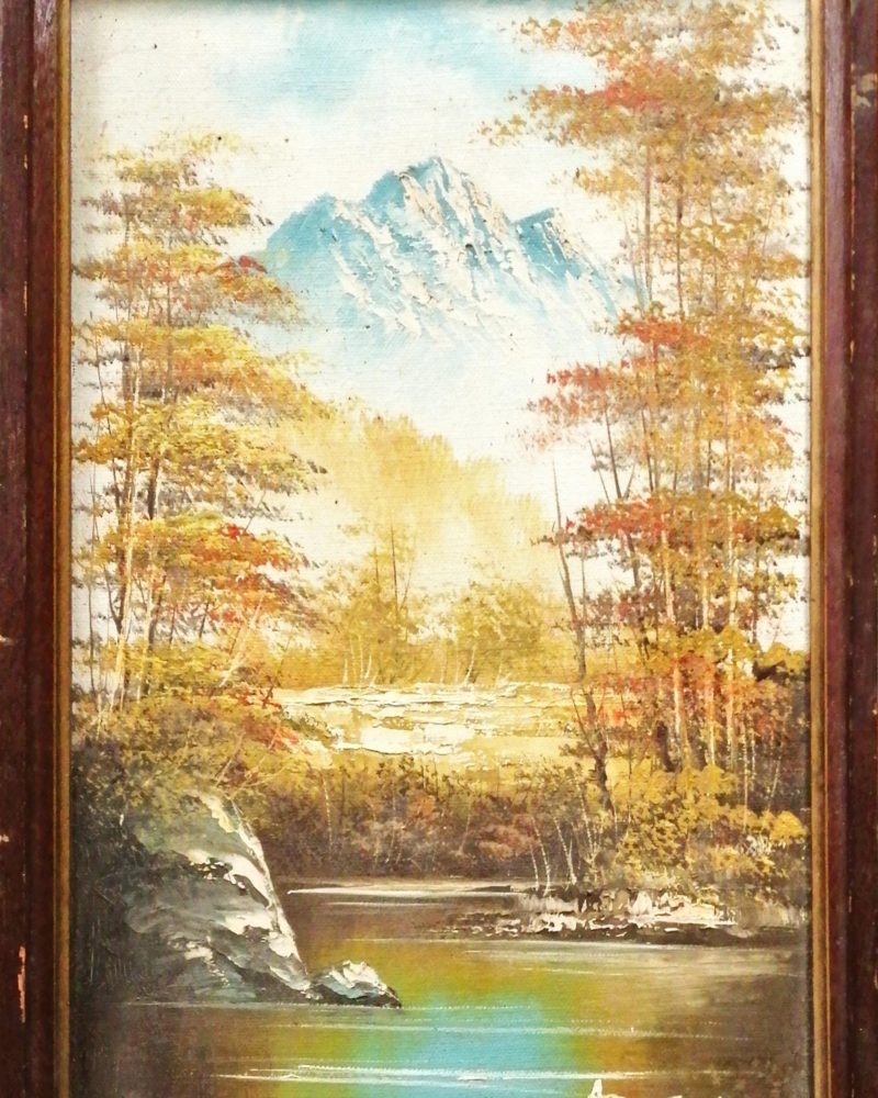 Картина върху платно с рамка, масло