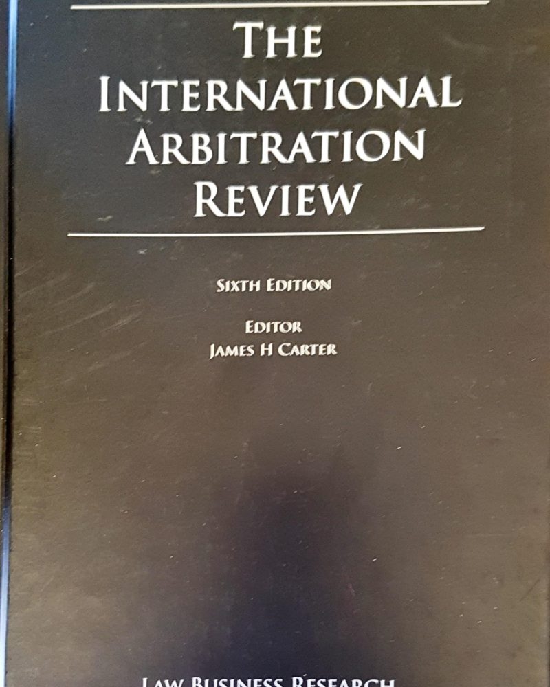 The international arbitration review