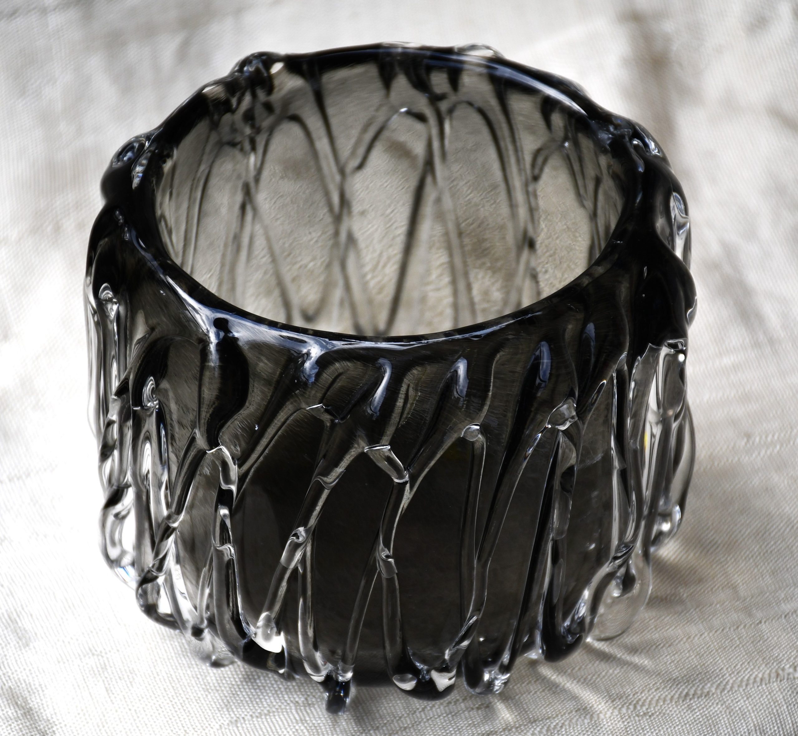 Art Glass винтидж свещник