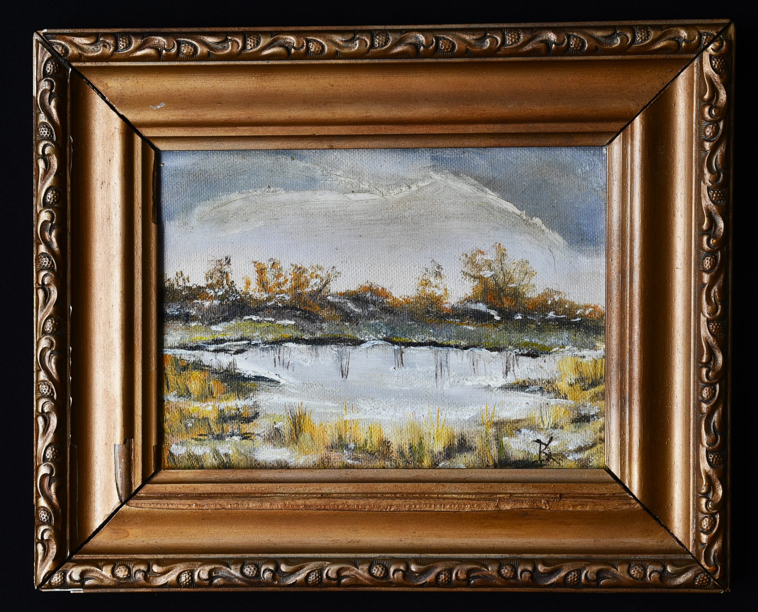 Нидерландска школа - "Речен пейзаж"