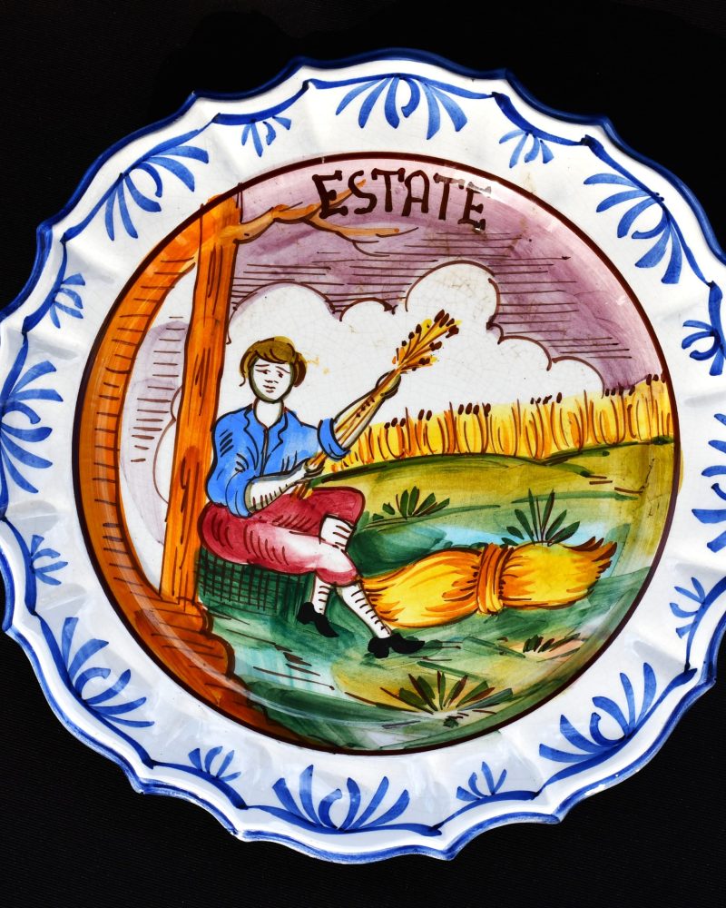 Ръчно рисувана чиния - Bassano