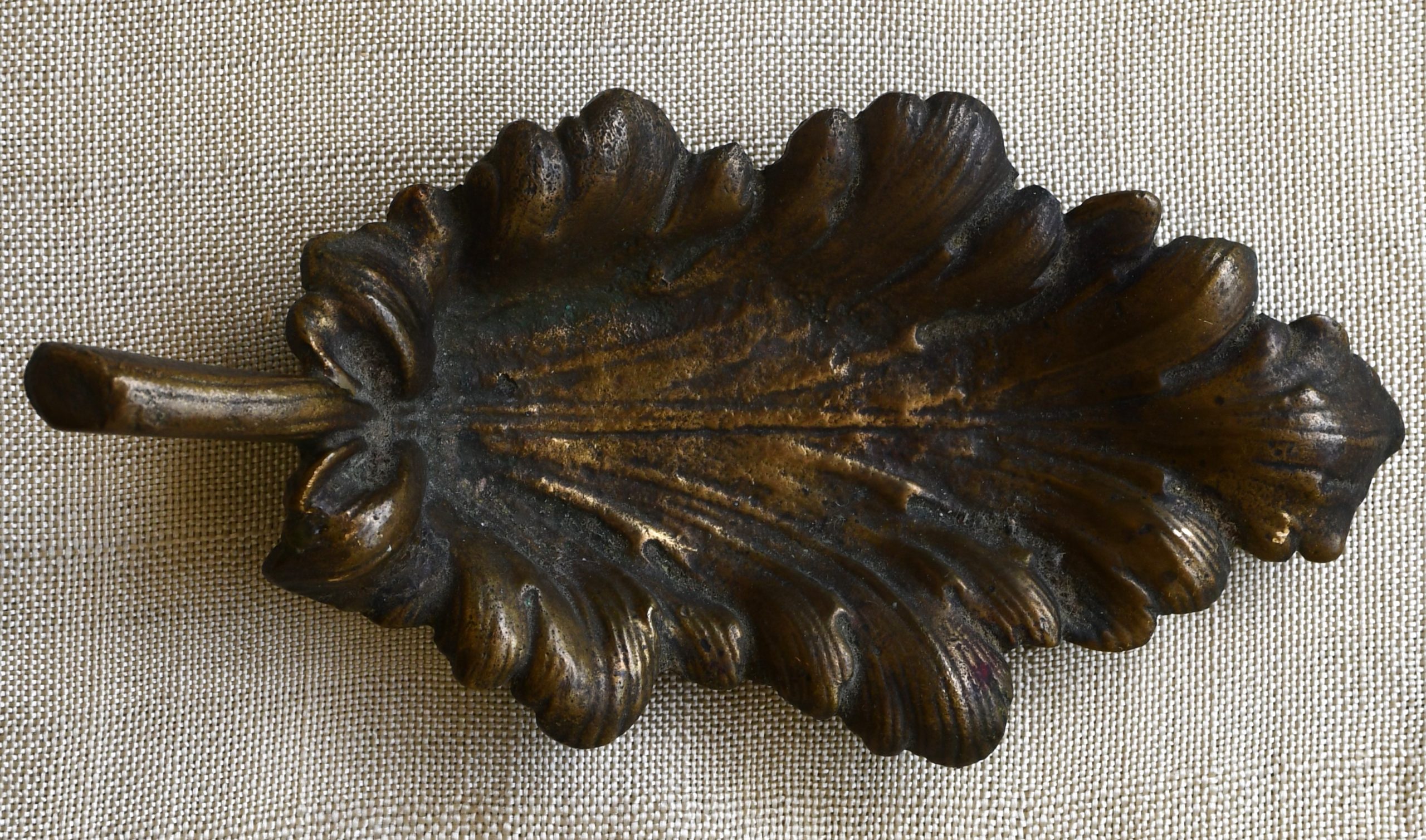 Бронзов пепелник "Дубовый лист" от Касли (СССР)