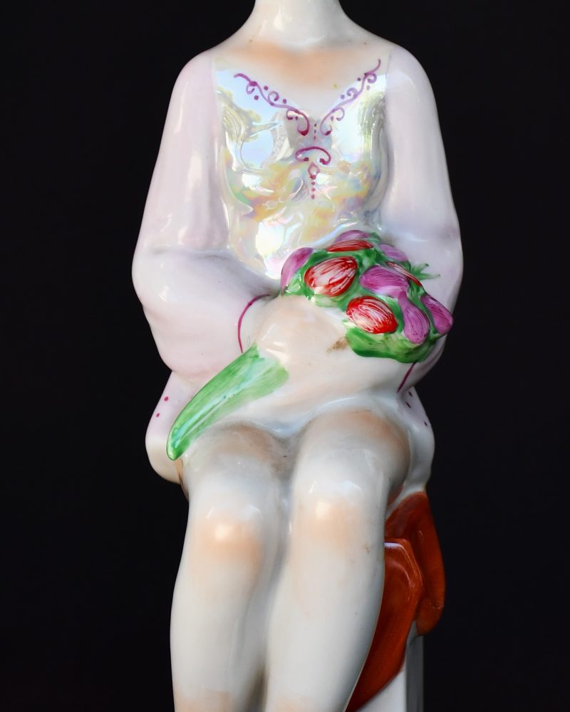 Порцеланова фигура на Ирина Роднина. СССР