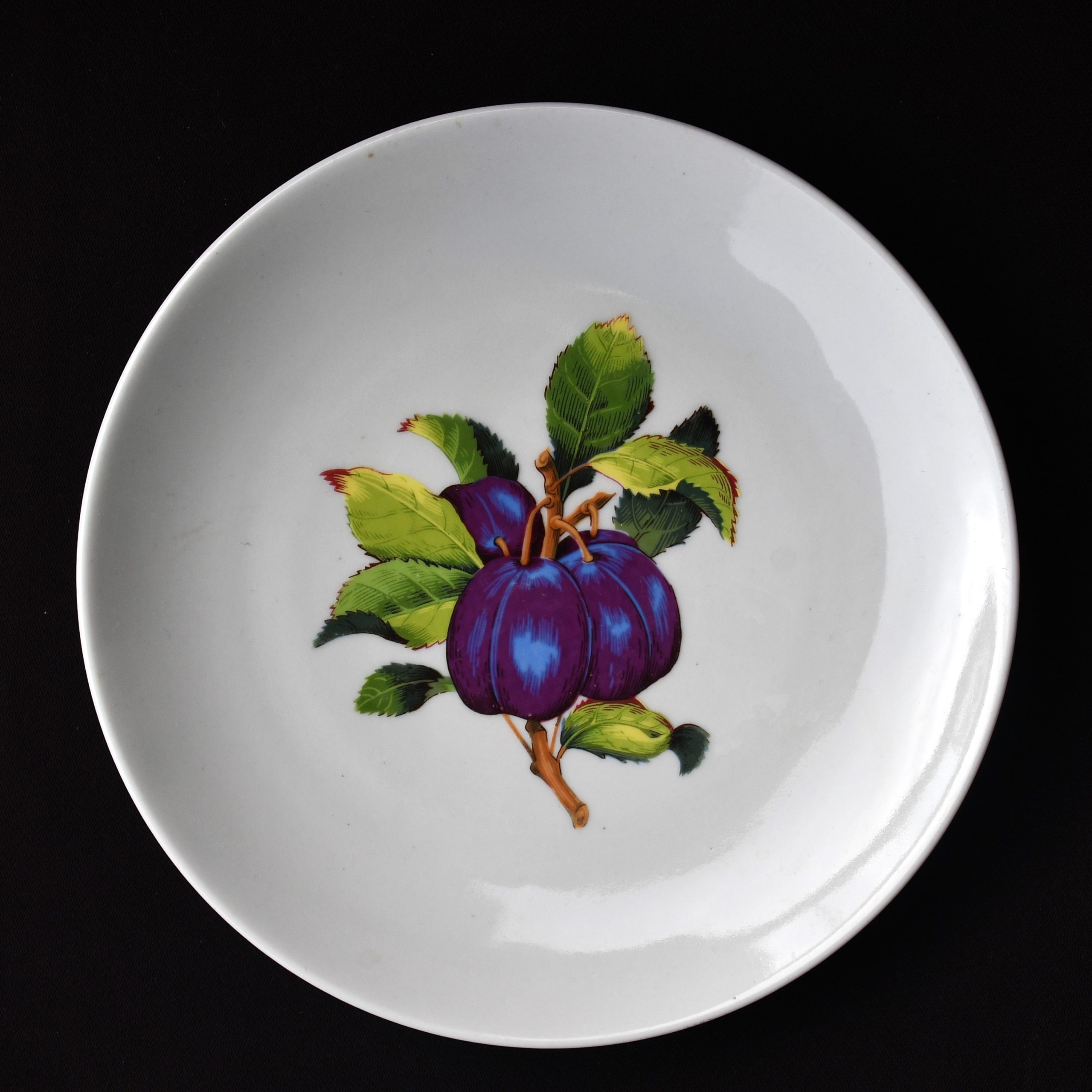 Комплект чинии (6) "Плодове" - "Д. Стефанов"