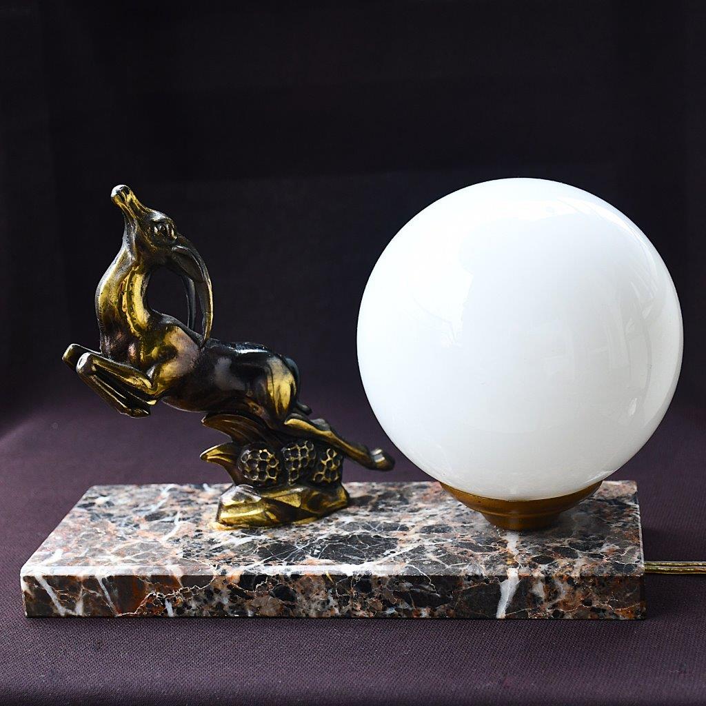 Френска настолна лампа - Арт Деко