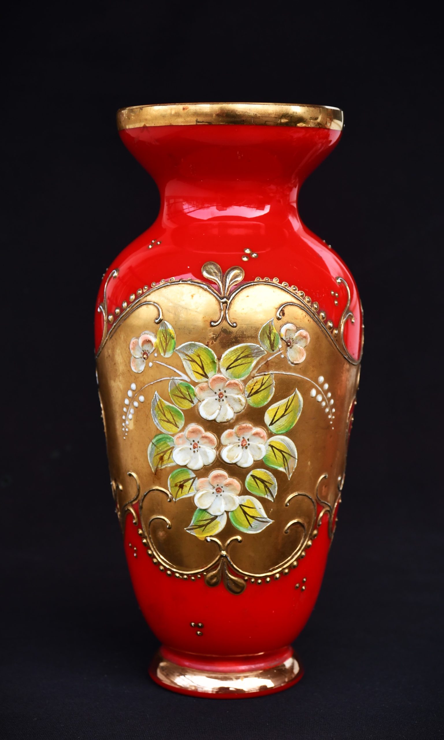 Ваза "Tre Fuochi" - Бохемия. Винтидж.